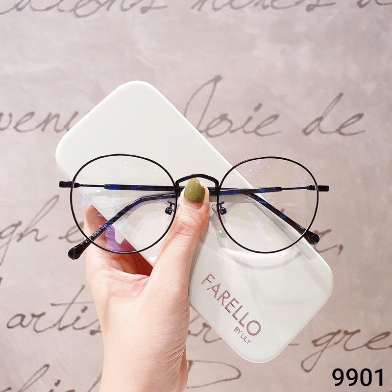 Gọng Kính Cận Nobita Mắt Tròn Vintage 9901 - Kính Cận Hàn Quốc Thời Trang Nam Nữ | BigBuy360 - bigbuy360.vn