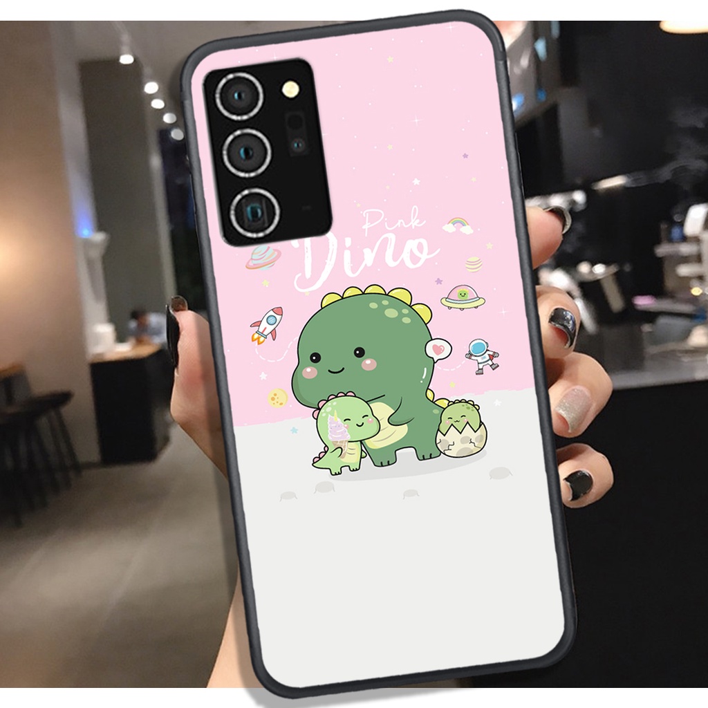 [HOT]ỐP SAMSUNG NOTE 20 - NOTE 20 PLUS - NOTE 20 ULTRA - S20 - S20 PLUS , IN HÌNH KHỦNG LONG CHIBI SIÊU DỄ THƯƠNG.