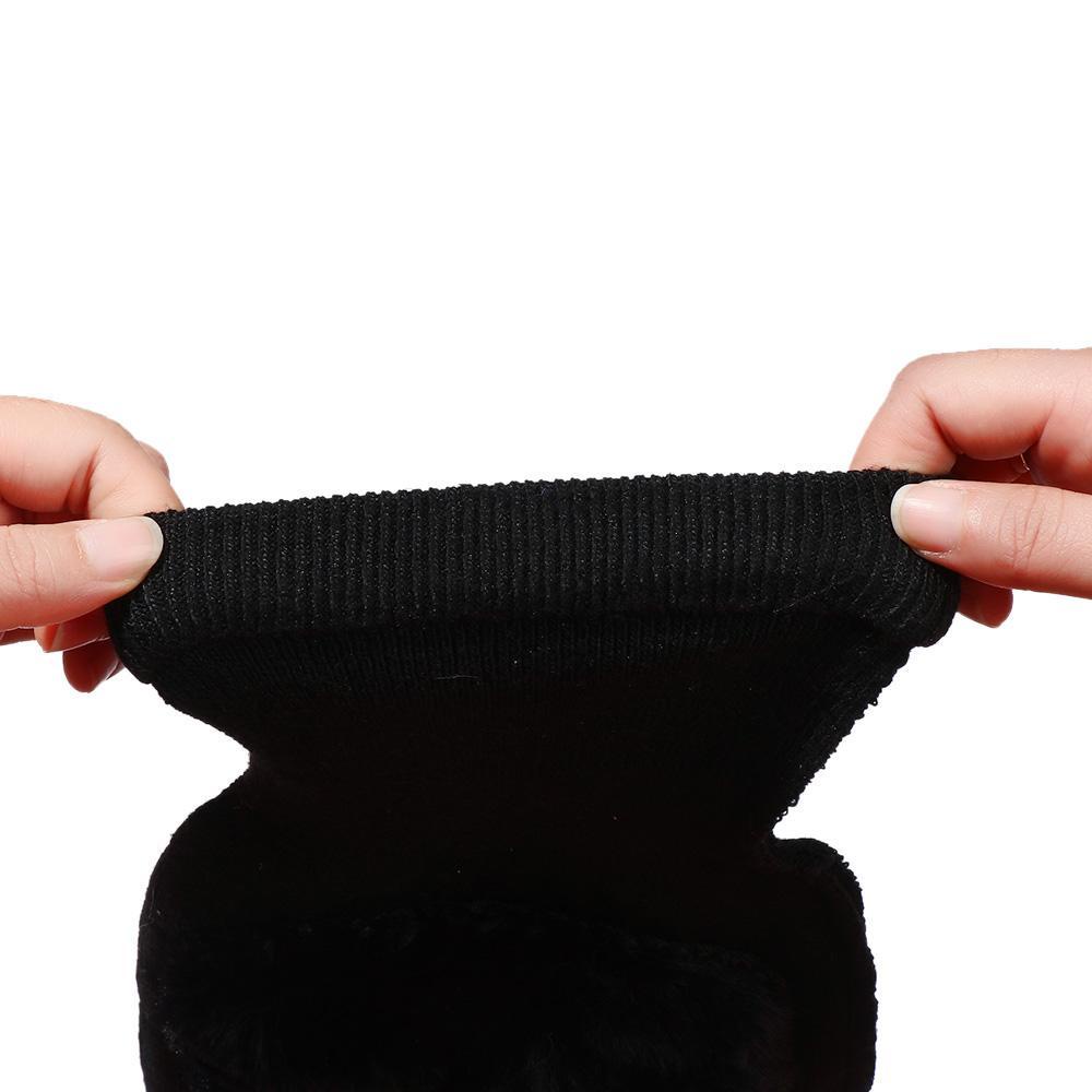 1 Cặp Vớ Len Dày Bảo Vệ Đầu Gối Co Giãn Giữ Ấm