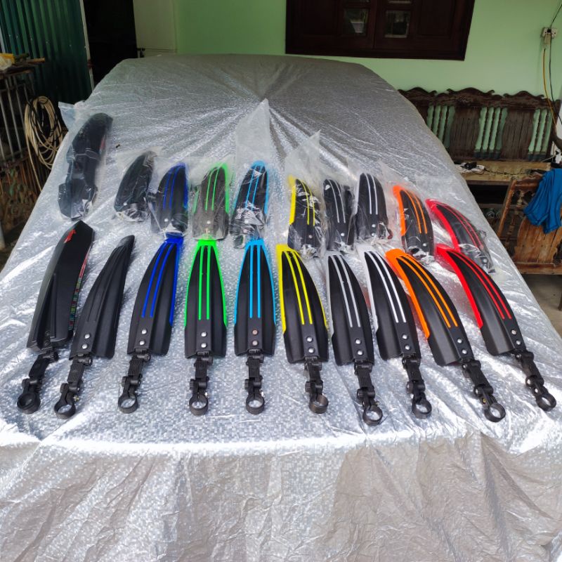 Chắn bùn cho xe đạp thể thao địa hình MTB chất liệu nhựa PVC Cực bền dẻo, sử dụng cho xe bánh 25-27inch