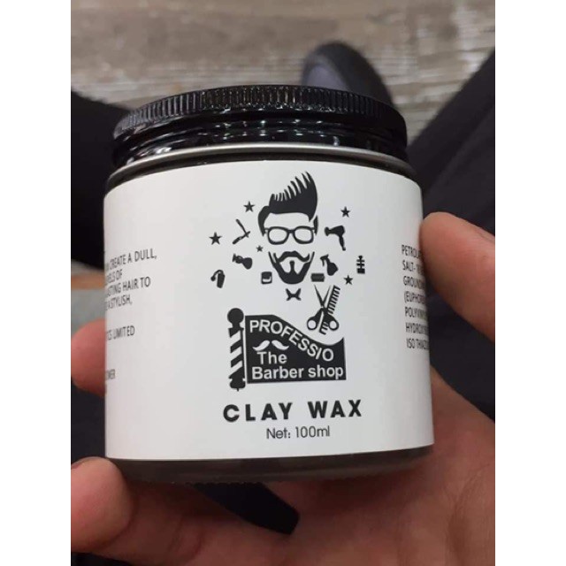 Sáp, Wax vuốt tóc CLAY WAX TRẮNG Profession 100gr tạo kiểu giữ nếp cho tóc. HÀNG CHÍNH HÃNG .