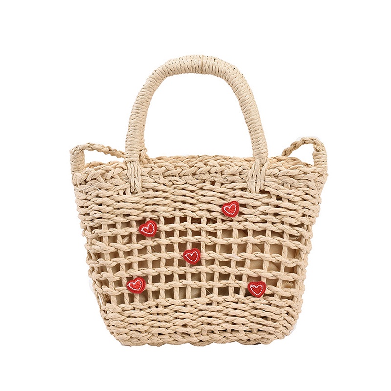 Túi Đeo Vai Đan Rơm Nhỏ Xinh Thời Trang Cho Nữ