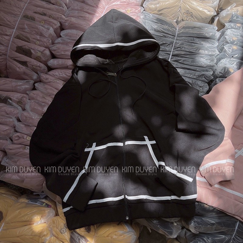 Áo Khoác Rốt Viền  [VIDEO + ẢNH THẬT]. Chất nỉ ngoại dày đẹp mịn ko xù,. Form Unisex | BigBuy360 - bigbuy360.vn