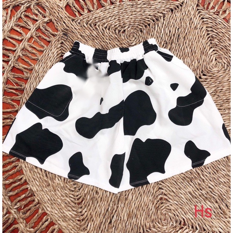 Quần đùi bò sữa Kaki HSU1