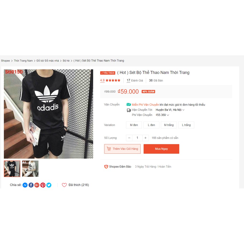 Sét thể thao nam 🚚 FREESHIP 🚚 quần áo thể thao nam mẫu bông lúa cực đẹp | BigBuy360 - bigbuy360.vn