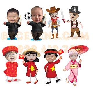 [CHIBI SIZE LỚN] Chibi thiết kế trang trí sinh nhật - chỉ ship HCM