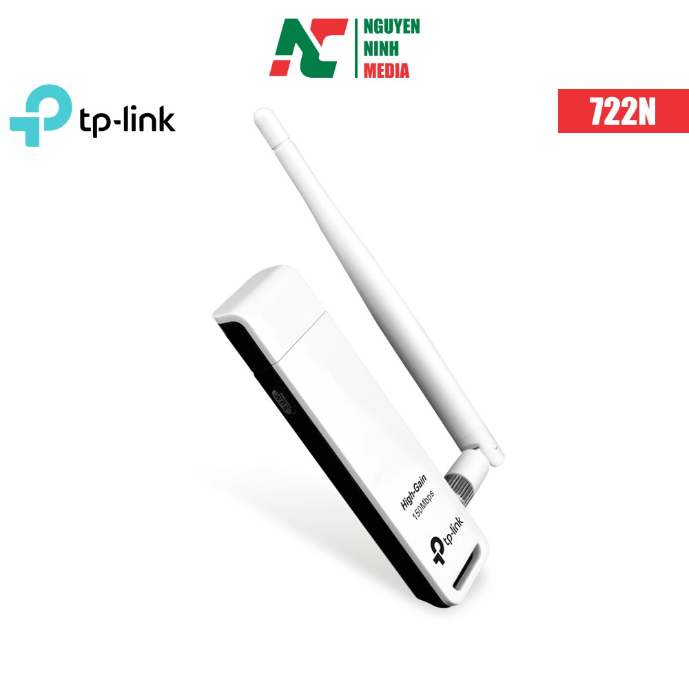 USB Wifi (high gain) TP-Link TL-WN722N tốc độ 150Mbps