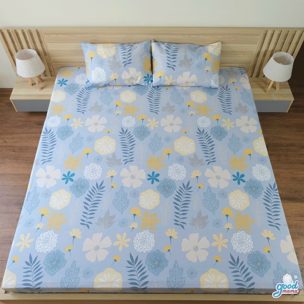 Ga chống thấm cao cấp - GOODMAMA GA CHỐNG THẤM 100% COTTON-bảo hành 6 tháng lớp chống thấm-giặt máy thoải mái