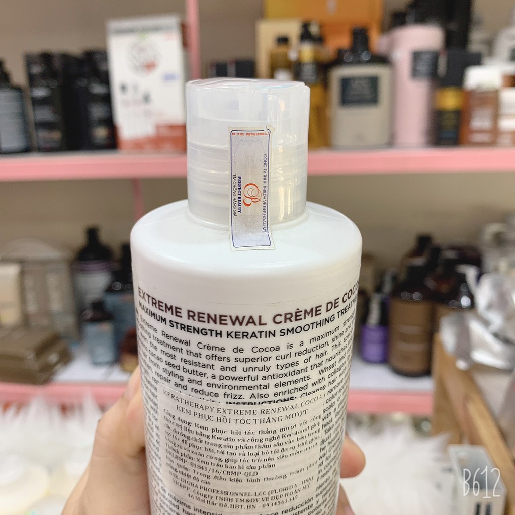 Phục hồi KERATIN KERATHERAPY EXTREME RENEWAL SMOOTHING PHỤC HỒI TÓC NÁT 500ML