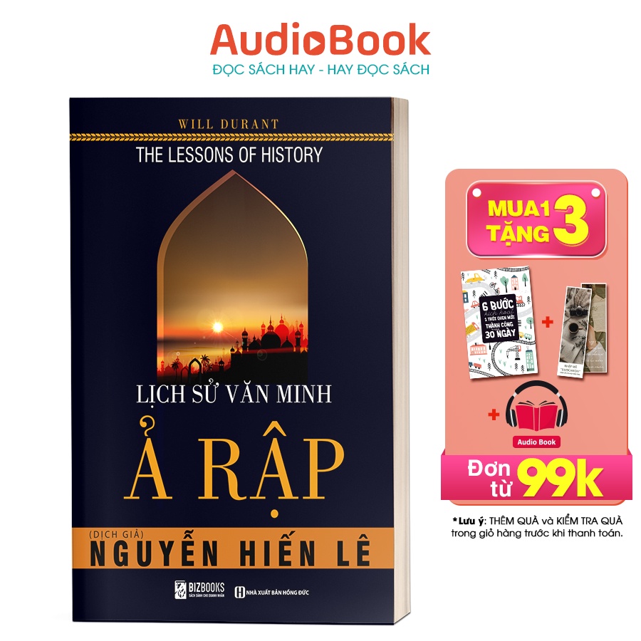 Sách Lịch Sử Văn Minh Ả Rập - Nguyễn Hiến Lê Bizbooks