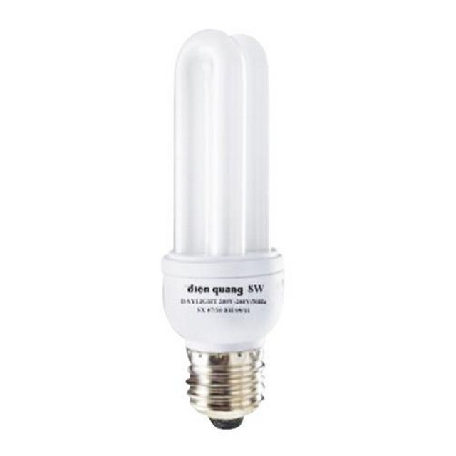 Bóng Compact, bóng huỳnh quang, bóng U 18W Điện Quang ( Ánh sáng trắng )