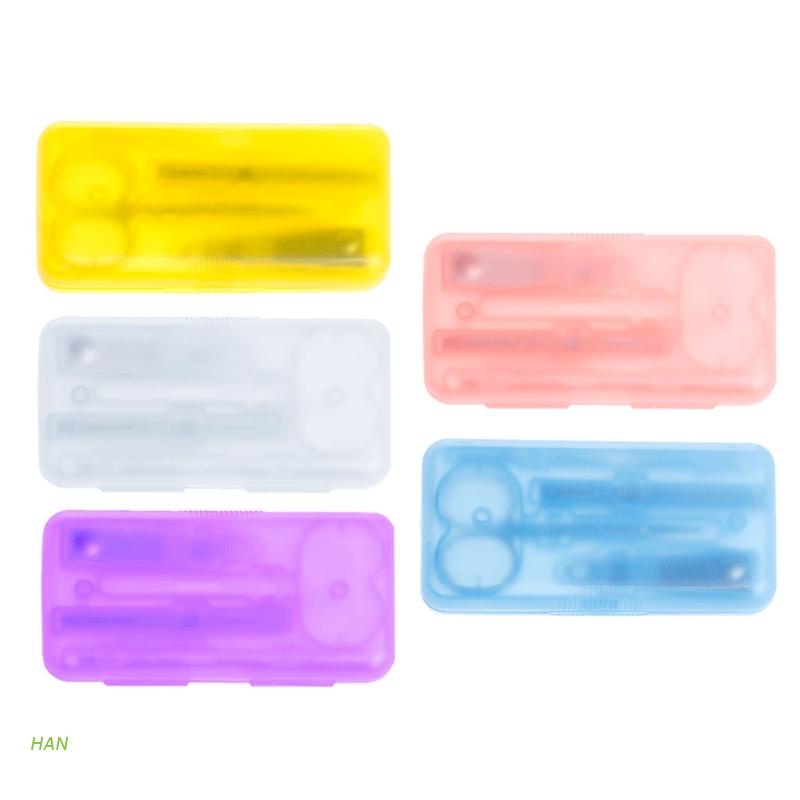 [Hàng mới về] Bộ 4 dụng cụ chăm sóc móng chuyên nghiệp nhỏ gọn tiện lợi