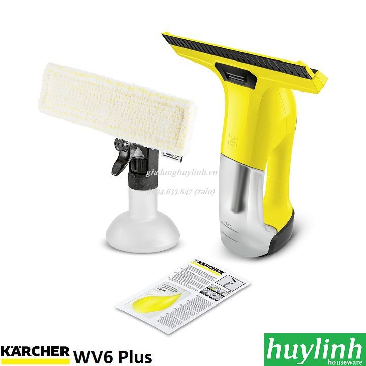 Máy lau kính dùng pin Karcher WV6 Plus - Made in Italy