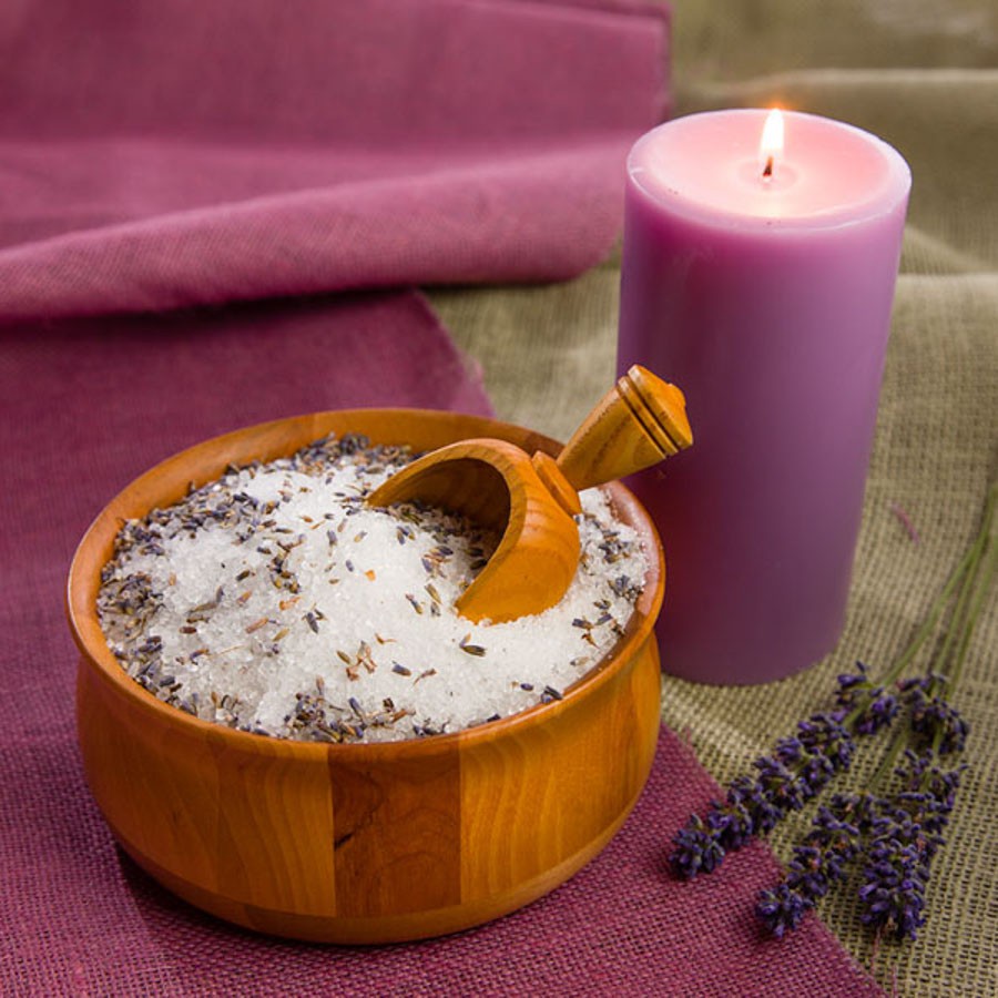 Muối Tắm hương oải hương hiệu Equaline epsom salt Lavender 1.36kg