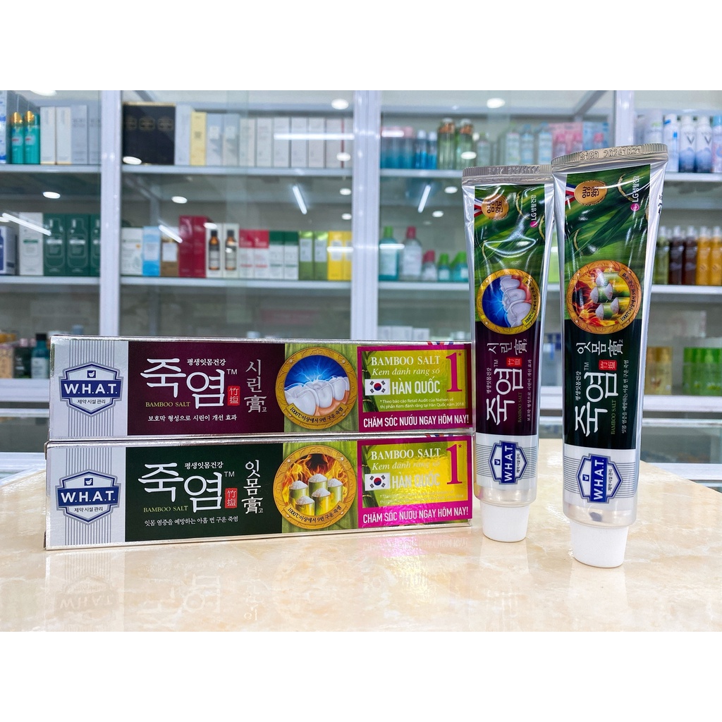 Kem Đánh Răng MUỐI TRE CAO CẤP Chính Hãng Công Ty Nhập Khẩu Hàn Quốc LG 140g