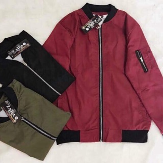 Áo bomber kaki ( hàng 2 lớp )