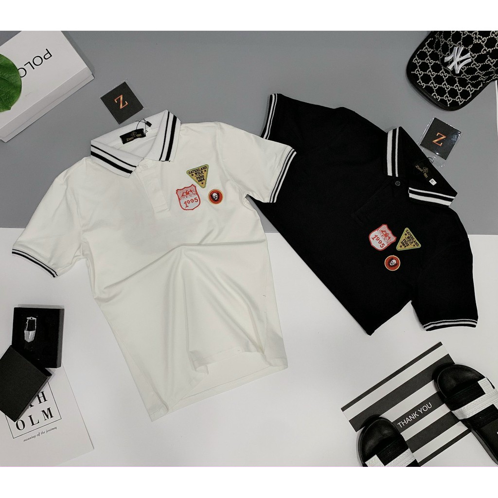 Áo Thun Nam Tay Ngắn Cổ Trụ 100% COTTON Phong Cách Trẻ Trung Thời Trang hàng gốc giá xưởng may (44-72KG)