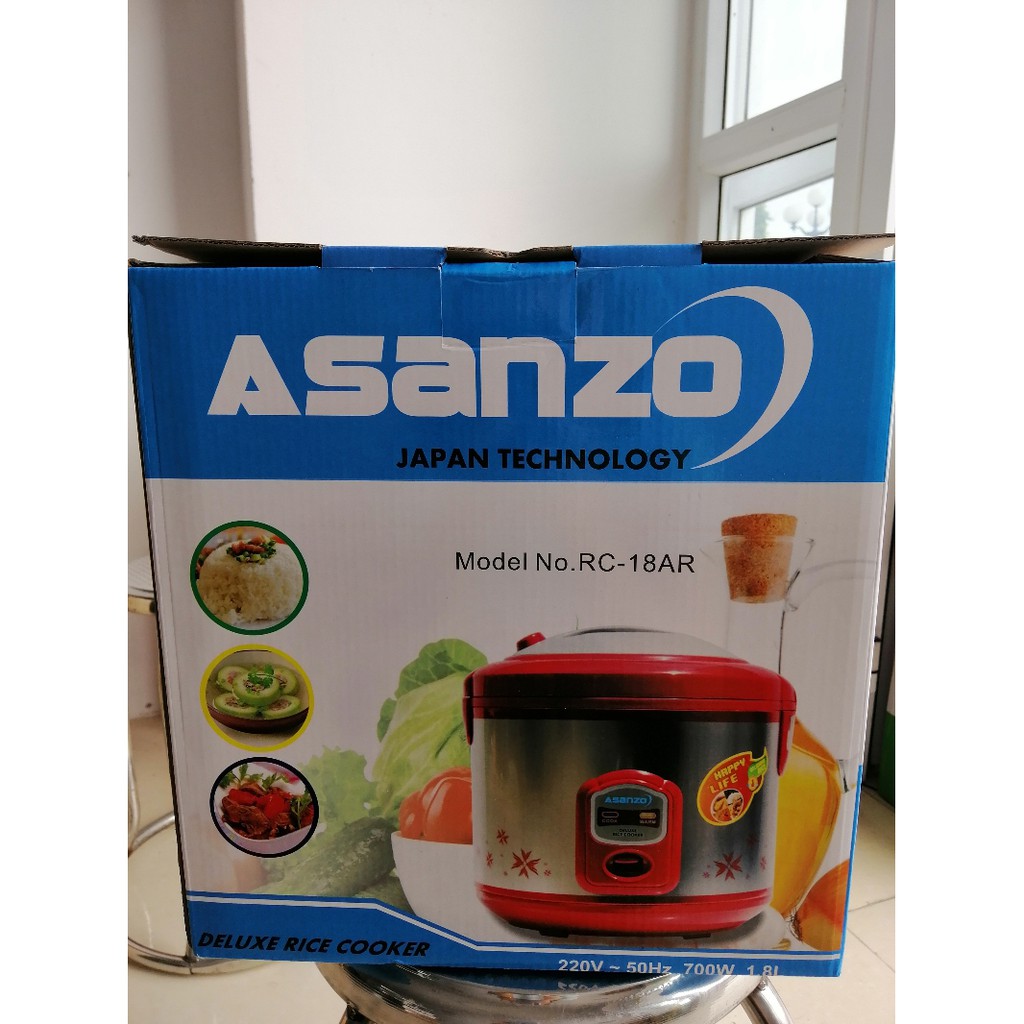 Nồi cơm điện Asanzo RC-18AR