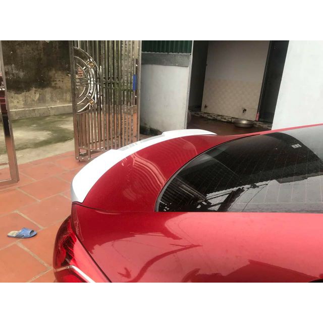 Đuôi gió thể thao, cánh lướt gió Xe Kia Cerato 2019+ , Hyundai Accent 2018+ Hàng Mộc Chưa Sơn mẫu 02 Tặng kèm keo dính