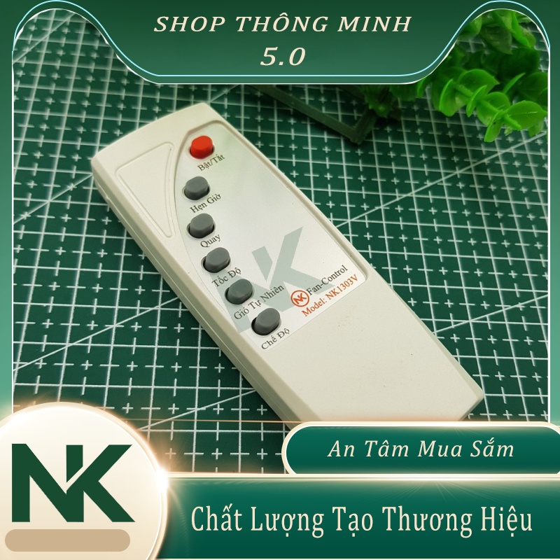 Remote Quạt NK FAN Bản Tiếng Anh Và Tiếng Việt