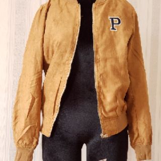 Áo bomber da lộn TOP SHOP