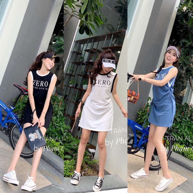 Váy xuông zero trắng