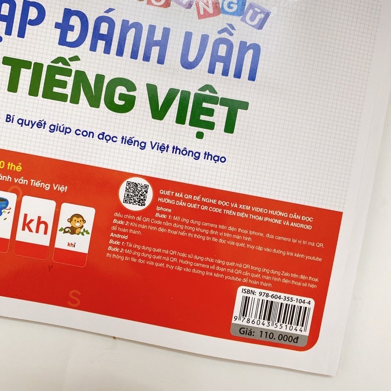 Sách - Tập Đánh Vần Tiếng Việt Phiên Bản Tương Tác Nghe Đọc