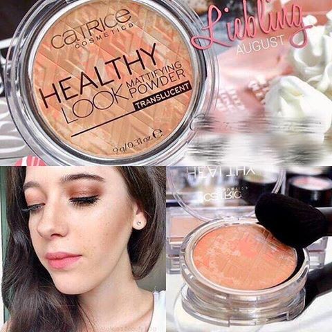 Phấn phủ làm hồng da và đều màu da Catrice Healthy Look Mattifying Powder