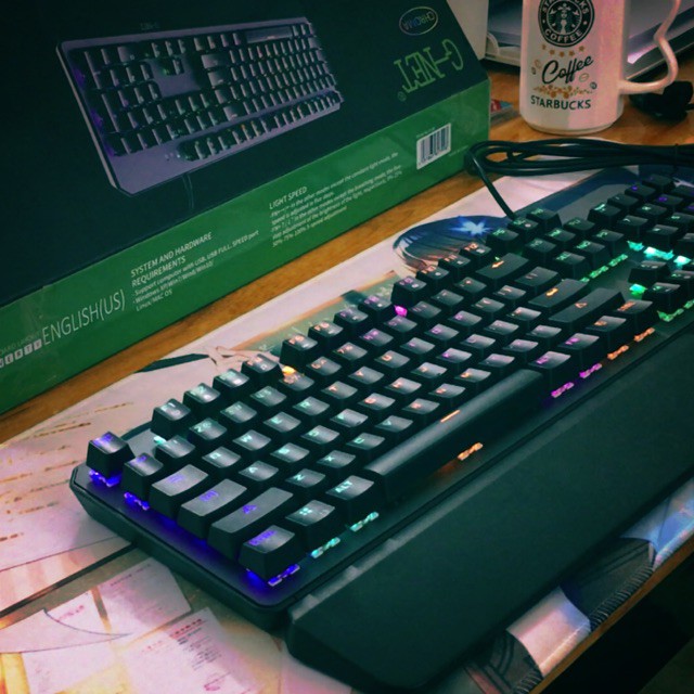 Bàn Phím Cơ Gnet K68 bản Blue switch - Bàn Phím Gaming giá rẻ - Vô Địch Trong Tầm Giá