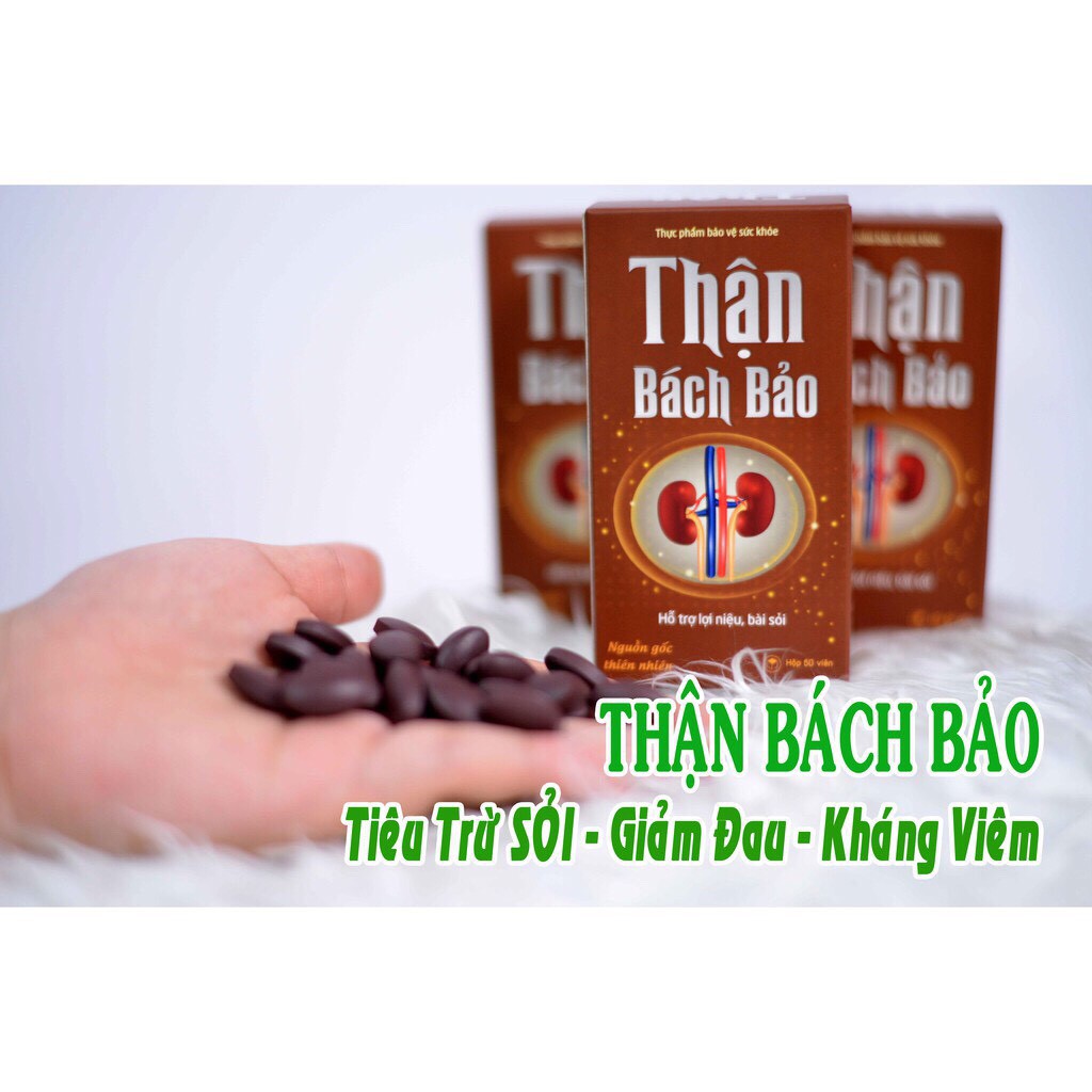 Thận bách bảo hỗ trợ giảm sỏi thận, sỏi mật dứt điểm 60 viên