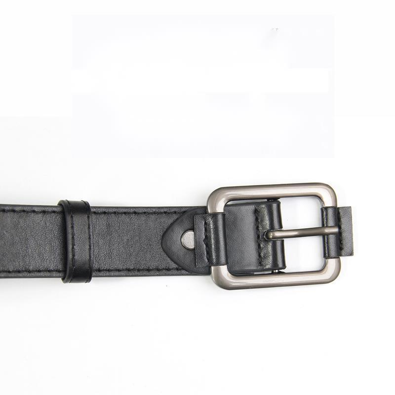 Thắt lưng da PU phối khóa phong cách retro cá tính thời trang