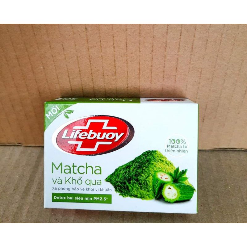 Xà bông tắm lifebuoy matcha khổ qua