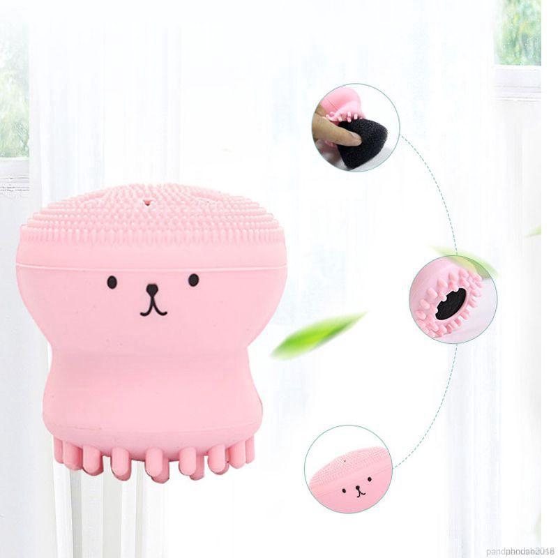 Cọ rửa mặt hình bạch tuộc làm sạch sâu bằng silicone tiện dụng | BigBuy360 - bigbuy360.vn