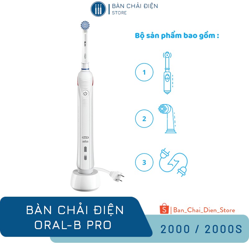 Bàn chải đánh răng điện Oral-B Pro 2000