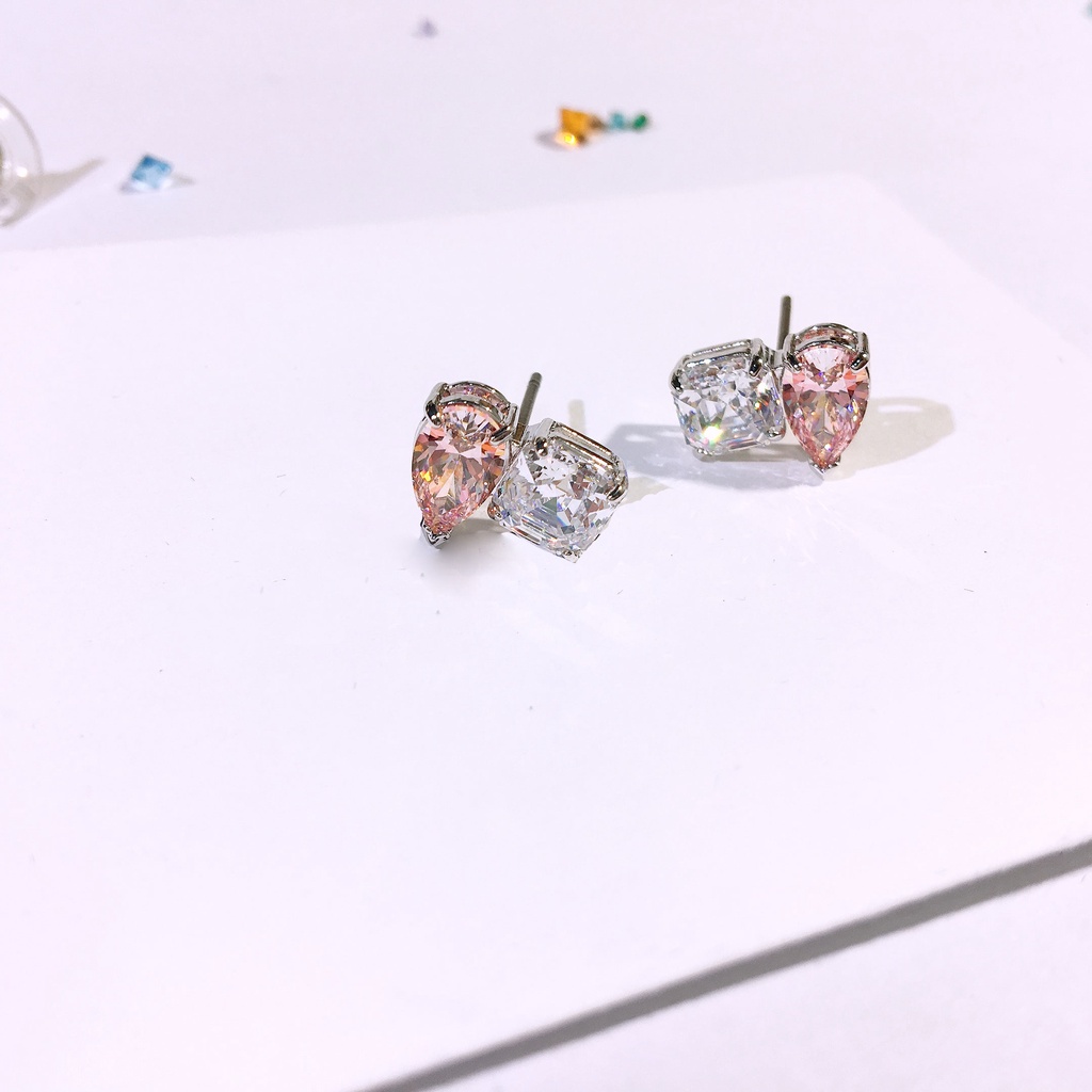 Bộ Vòng cổ + Vòng Tay Hình Thiên Nga Đính Pha Lê Swarovski