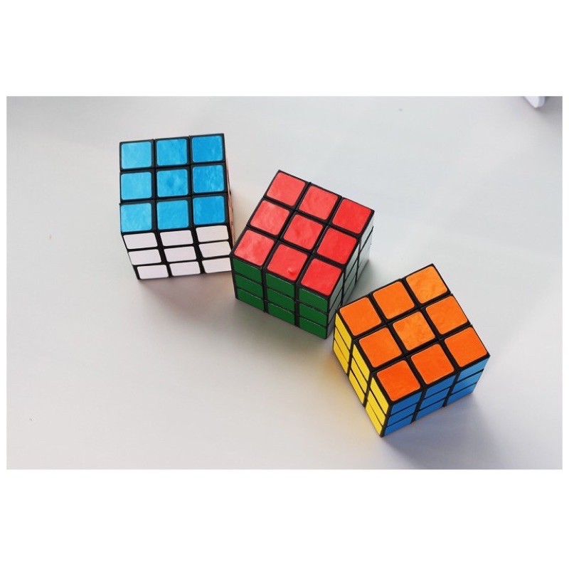 Đồ chơi RUBIK 3x3 giá rẻ xếp hình logic thông minh dành cho bé mới tập chơi phát triển trí thông minh và tư duy