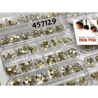 Khay đá đính móng mixx size chân bạc đính móng tay chân 457129