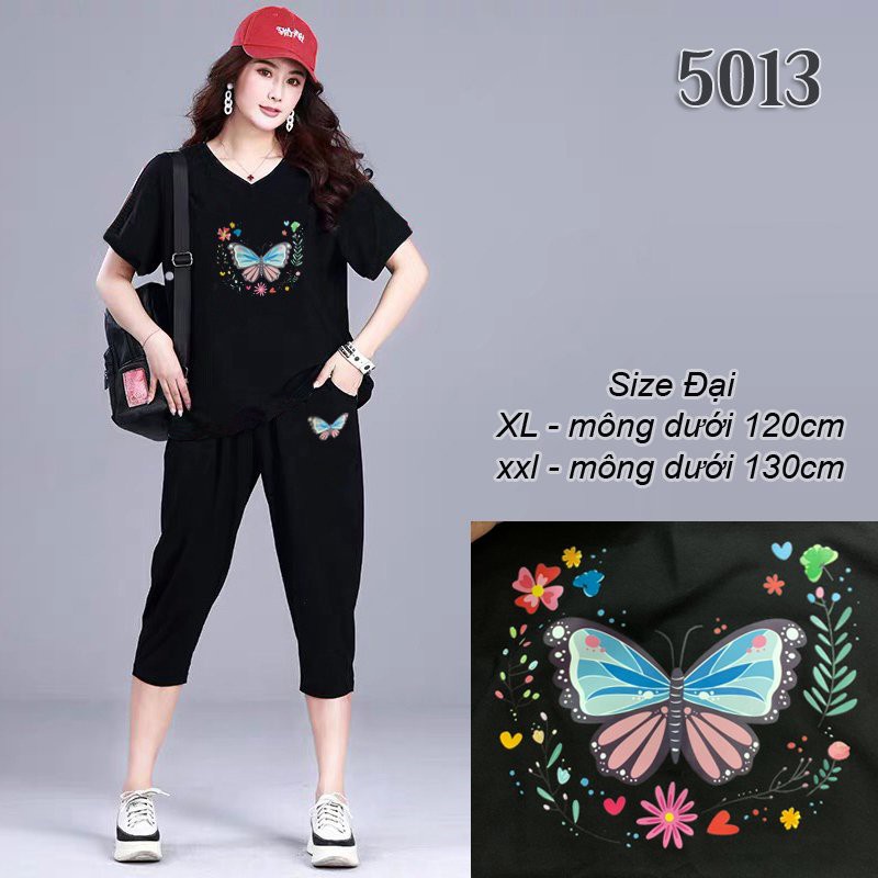 {Mua nhiều giảm} Set Lửng BIG SIZE cổ tim  hình - SLV - 5008 - 5009 - 5011 - 5012 - 5013 - 5121 - 5122 - 5123 - 5124