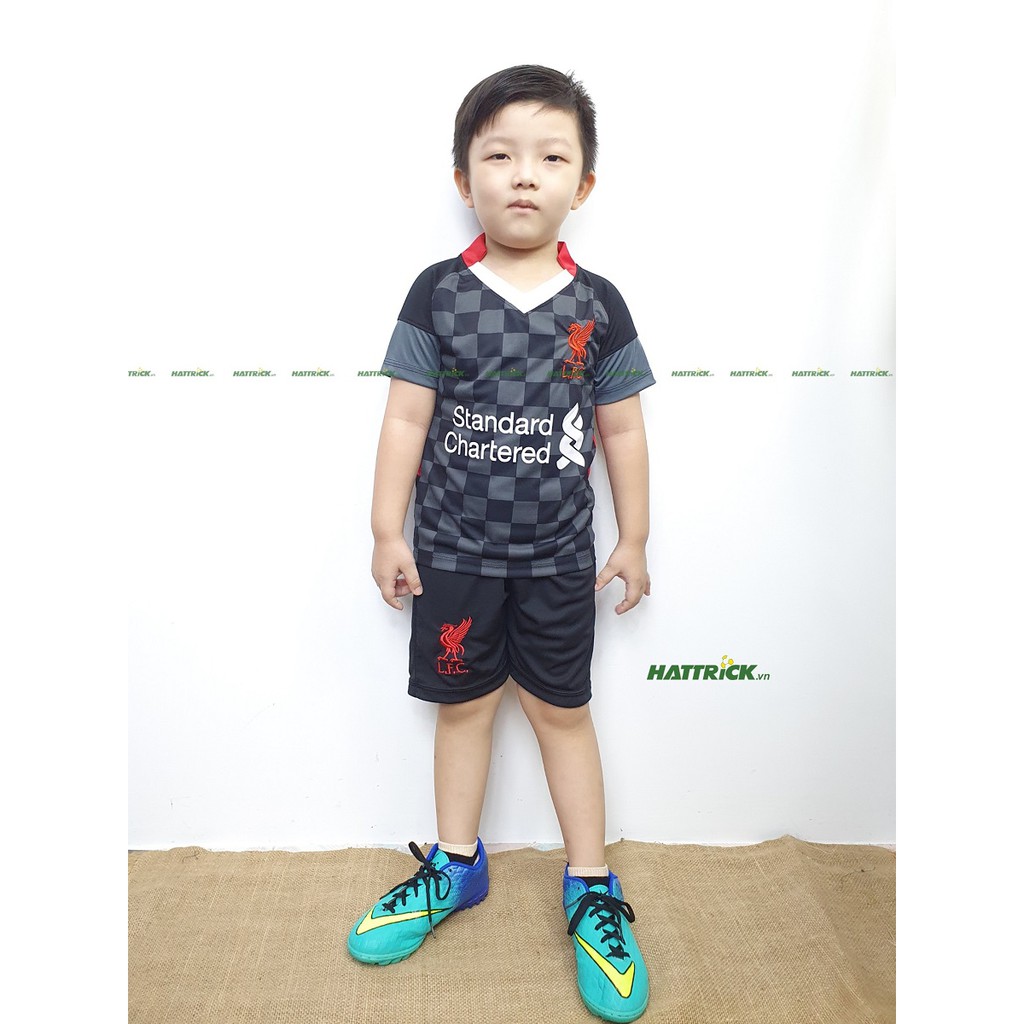 Bộ đá banh trẻ em liverpool đen 2021(11kg -41kg) thun Sài Gòn thoáng mát, may chất Lượng, xưởng bán sỉ toàn quốc | BigBuy360 - bigbuy360.vn