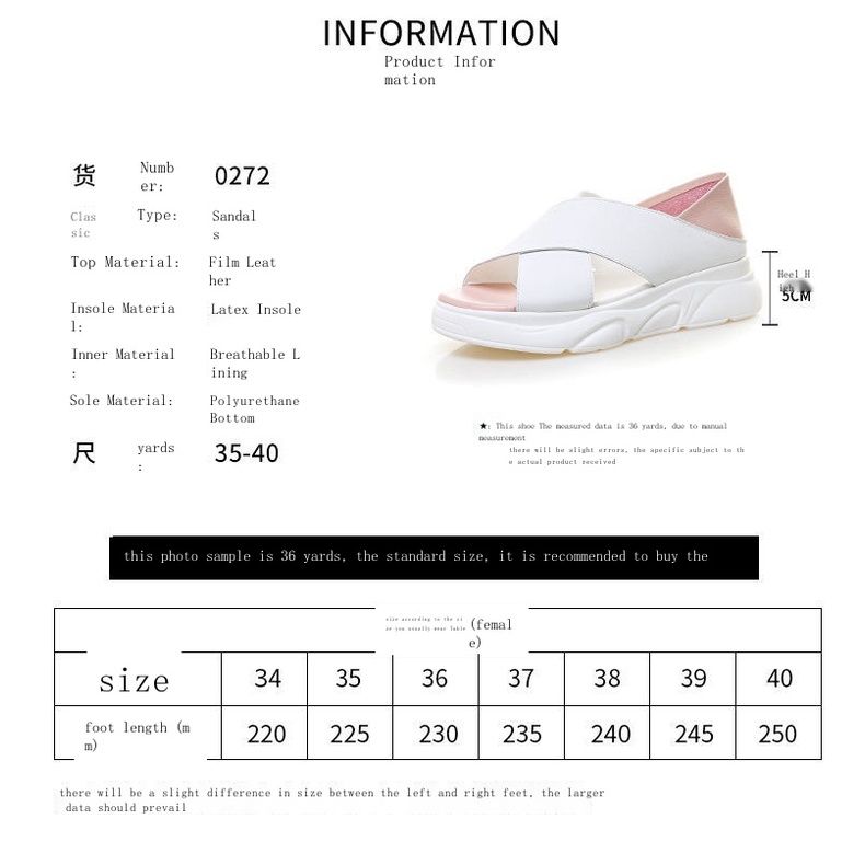 Xăng đan Thể Thao Đế Xuồng Dày Hai Cách Mang Chống Trượt Mùa Hè 2022 Mới Cho Nữ