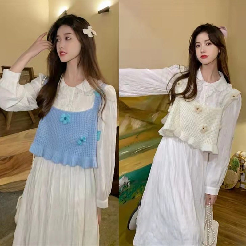 Áo Croptop Dệt Kim Không Tay Thêu Hoa 3D Thời Trang Mùa Hè Dành Cho Nữ
