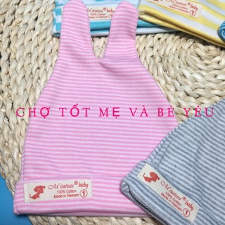 [CHẤT ĐẸP] NÓN SƠ SINH COTTON MỀM MẠI, MÁT MẺ