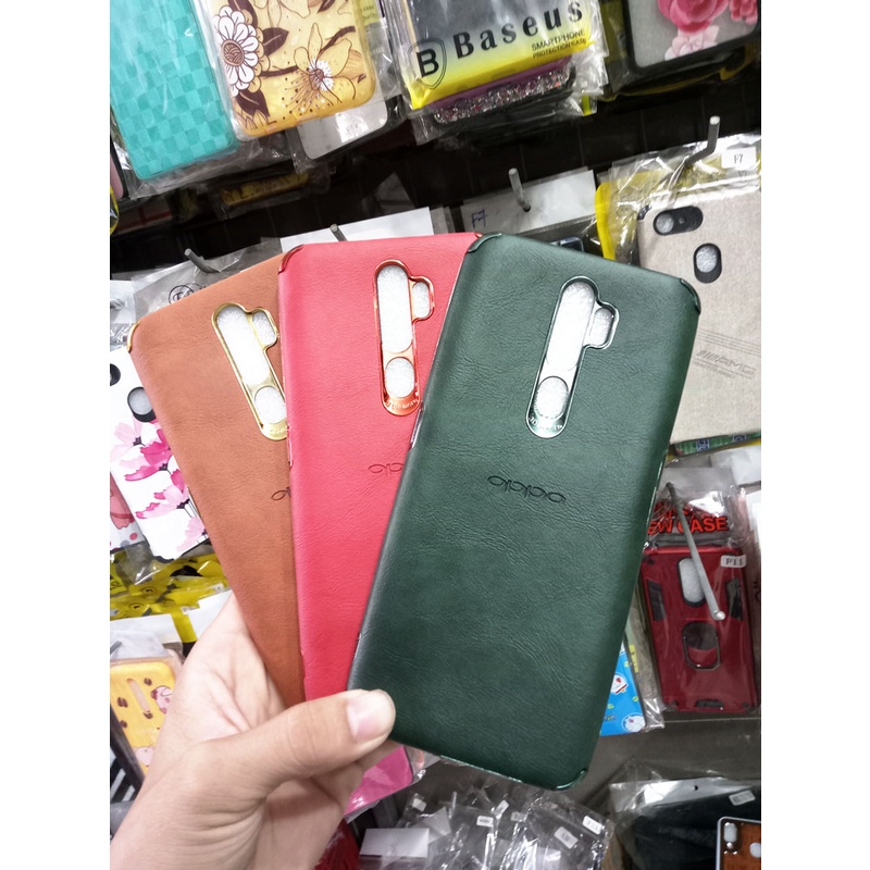 Ốp lưng điện thoại Samsung Galaxy A5 (2020) / A9 (2020) giả da cao cấp bền dẻo chất lượng cao màu sang trọng sành điệu