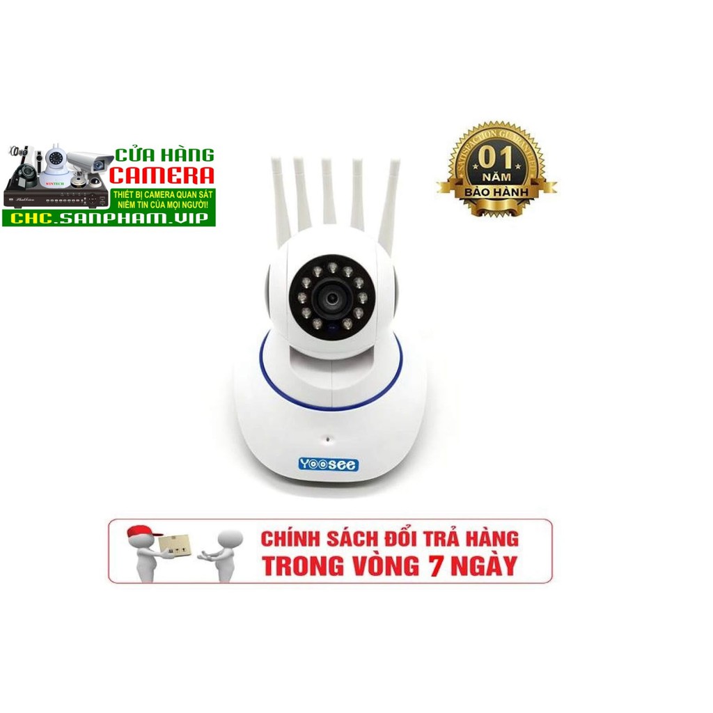 CAMERA WIFI KHÔNG DÂY YOOSEE 5 Râu WIFI KÈM THẺ NHỚ 128GB | BigBuy360 - bigbuy360.vn