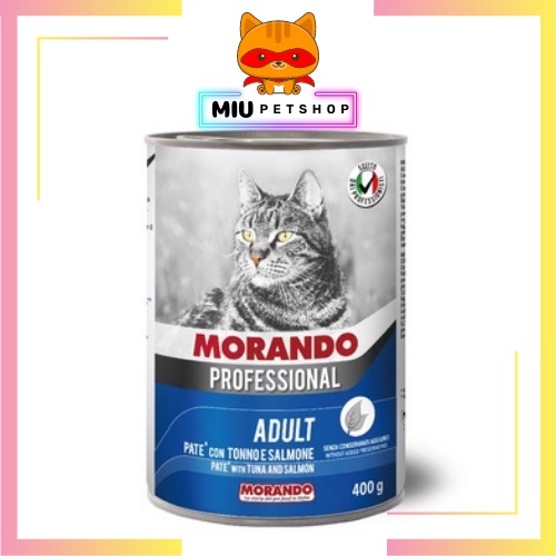 Pate cho mèo Morando, Pate cho mèo Ý lon 400gr nhiều vị