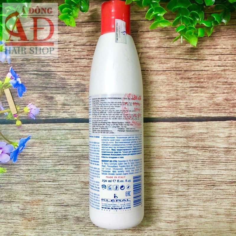 [Chính hãng] [Siêu rẻ] Kích bóng màu nhuộm Kleral HCB Oil Magicolor Italy 250ml