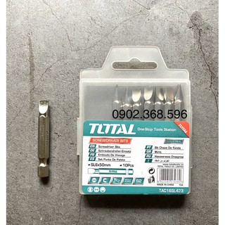 Hộp 10 mũi bắt vít sl6*50mm total tac16sl423