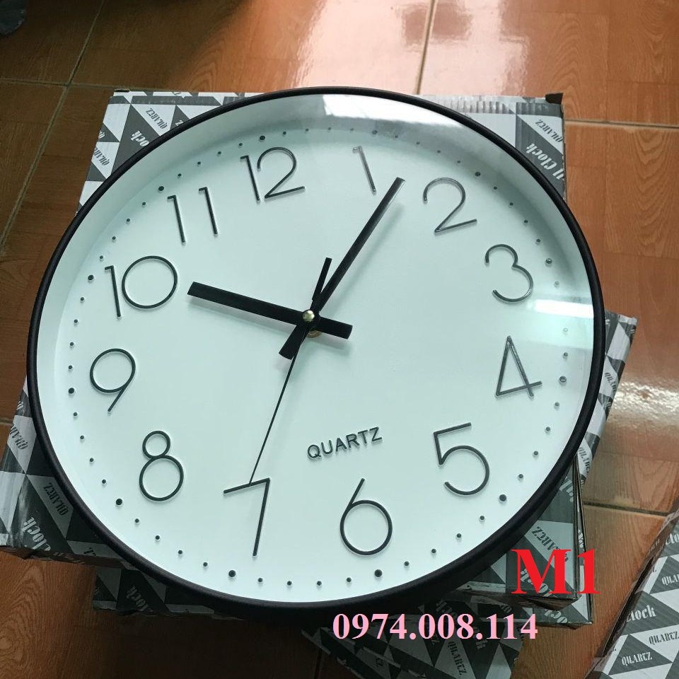 [GIÁ HỦY DIỆT] Đồng hồ treo tường quartz cao cấp kim trôi