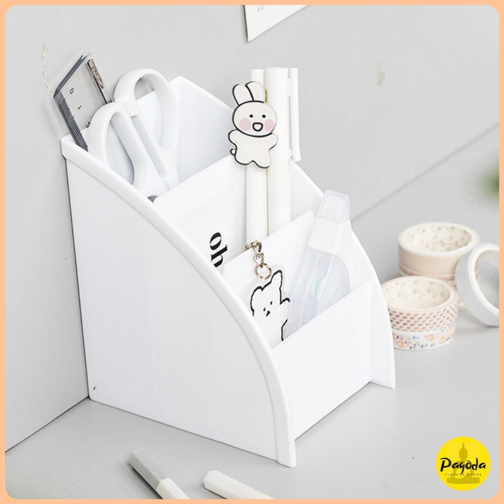 (SP mới) Hộp đựng đồ dùng trang điểm, học tập 3 ngăn =&gt; Follow shop để nhận mã giảm giá