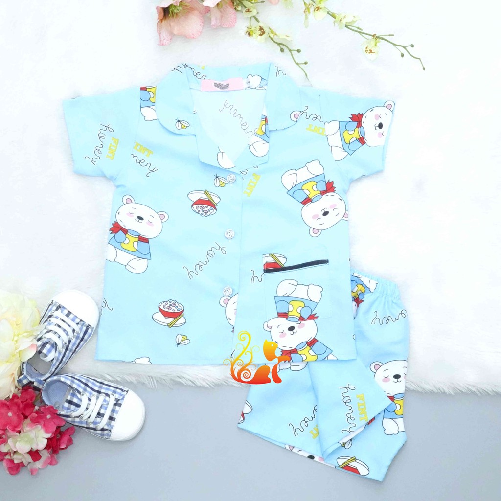 Đồ Bộ Mặc Nhà &quot;Fint Honey&quot; Pijama Kate Thái - Cho Bé 8 - 38kg.